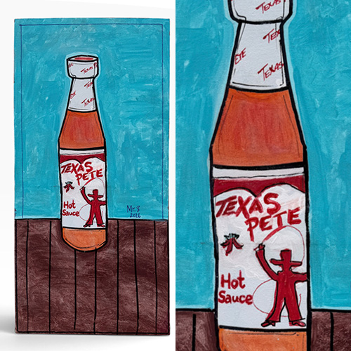 Mister 8 18x36 Texas Pete on Canvas WP6554